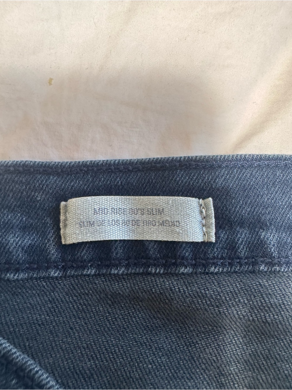 Universal thread Mid Rise Slim Jeans Blue Denim 5Pocket Button Women’s 10 - Picture 3 of 6